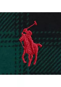 Plaid Fleece Full-Zip Hoodie