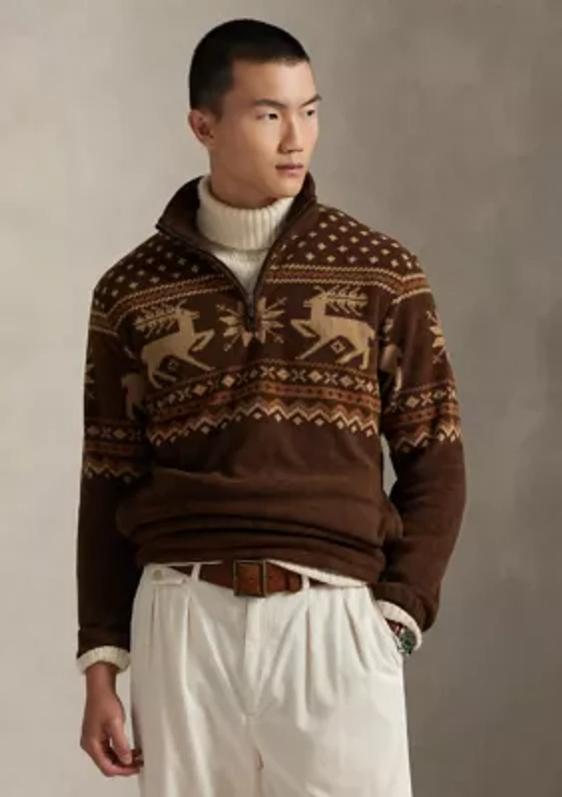 Men's Brushed Fleece 1/4 Zip Pullover