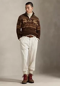 Men's Brushed Fleece 1/4 Zip Pullover