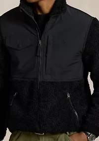 Hybrid Mock Neck Jacket