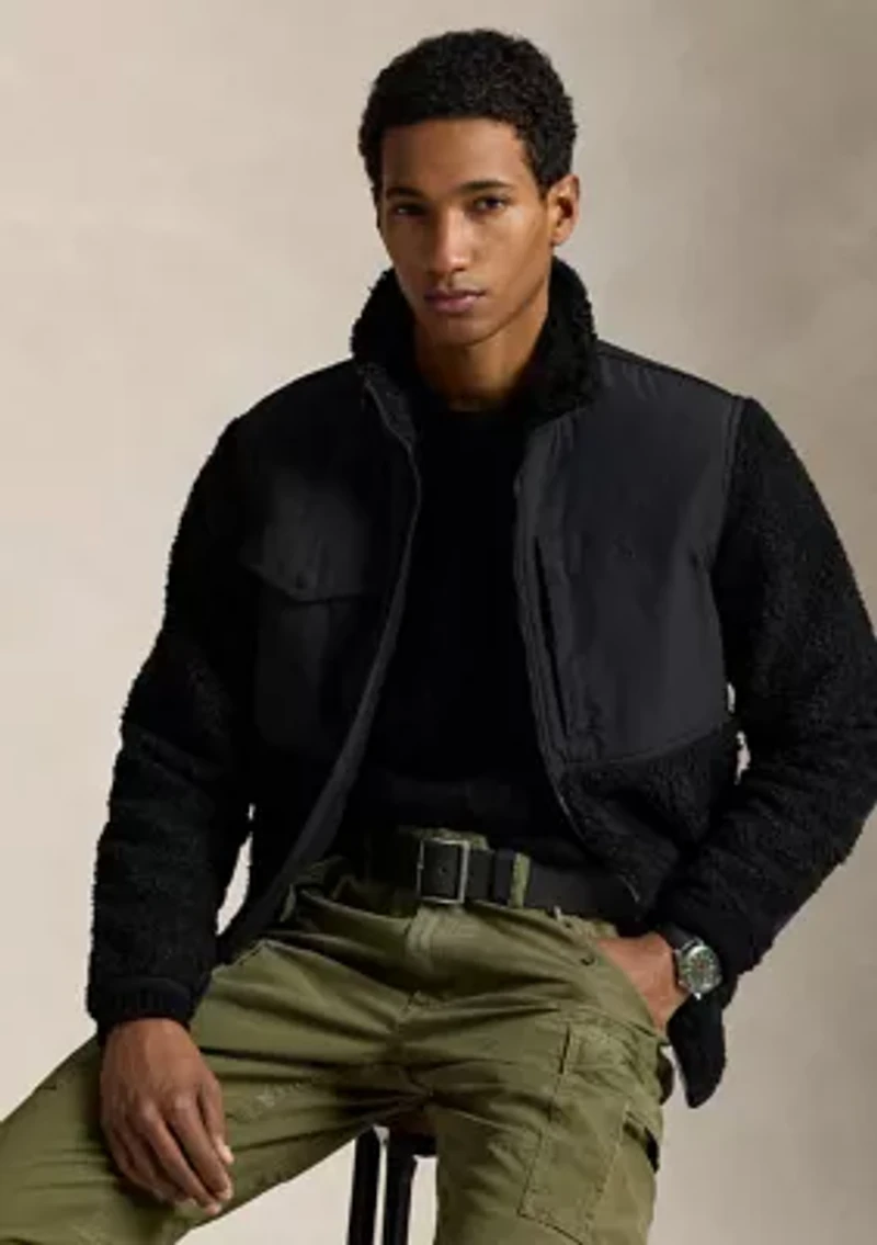 Hybrid Mock Neck Jacket