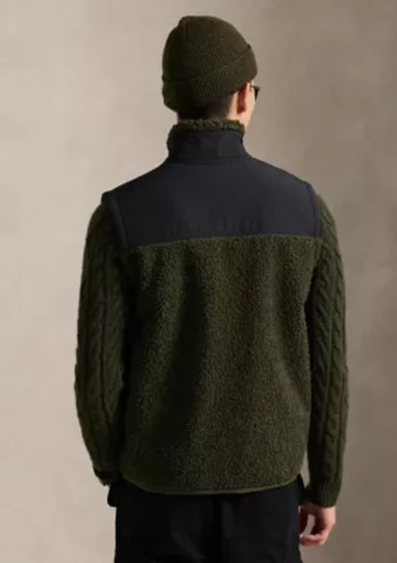 Hybrid Mock Neck Vest