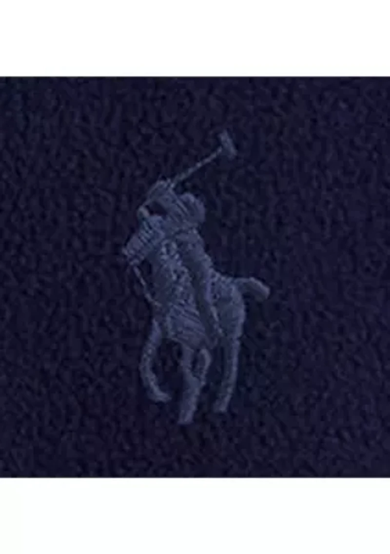 Brushed Fleece Mock neck Vest