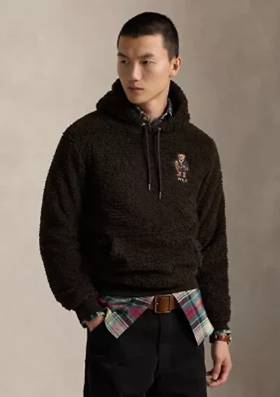 Men's Polo Bear Pile Fleece Hoodie