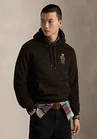 Men's Polo Bear Pile Fleece Hoodie