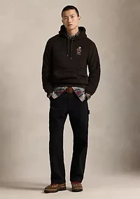 Men's Polo Bear Pile Fleece Hoodie