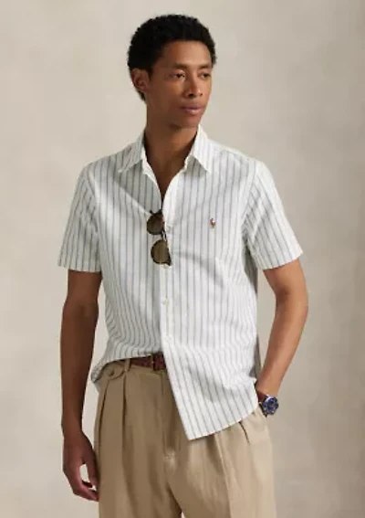 Classic Fit Striped Oxford Shirt