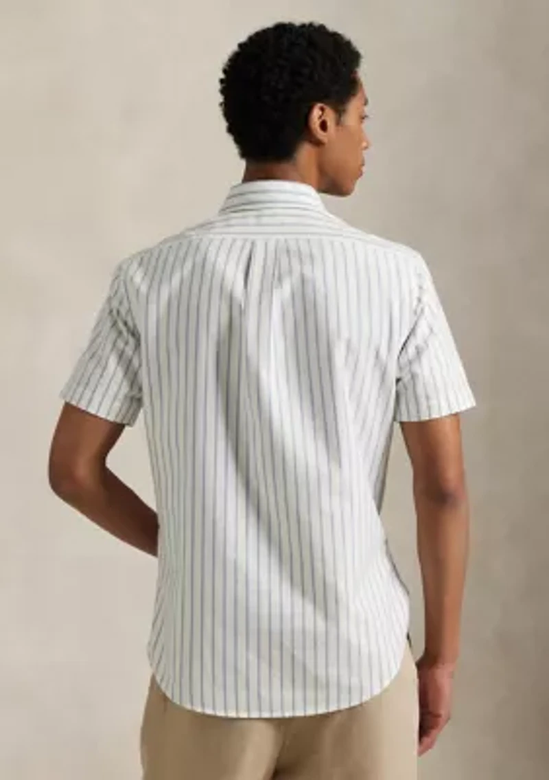 Classic Fit Striped Oxford Shirt