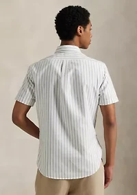 Classic Fit Striped Oxford Shirt
