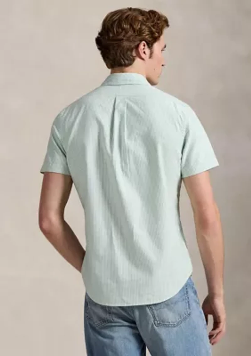 Classic Fit Striped Oxford Shirt