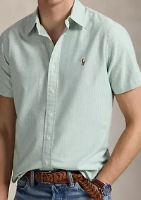 Classic Fit Striped Oxford Shirt