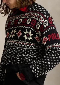 Snowflake Cotton-Cashmere Sweater