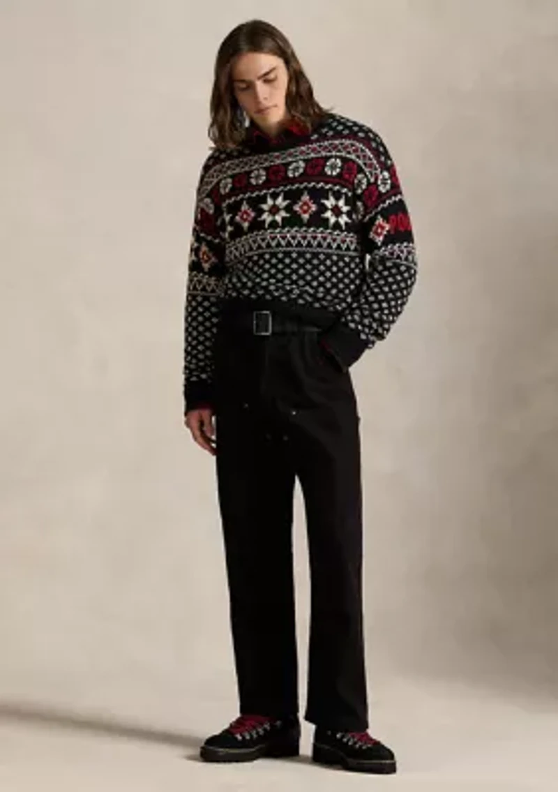 Snowflake Cotton-Cashmere Sweater