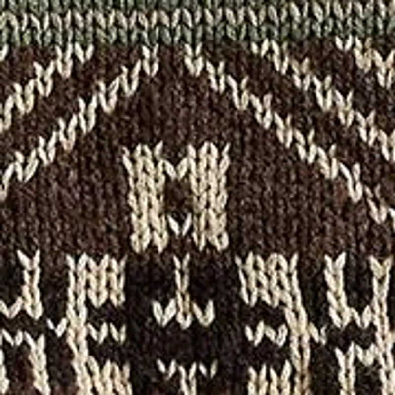 Geometric Cotton-Blend Sweater