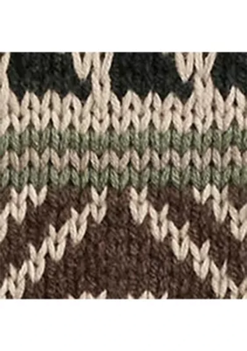 Geometric Cotton-Blend Sweater