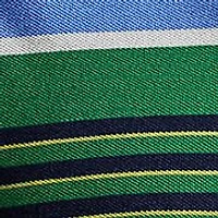 Classic Fit Striped Mesh Polo Shirt