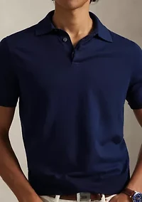 Cotton Polo-Collar Sweater