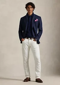 Cotton Polo-Collar Sweater