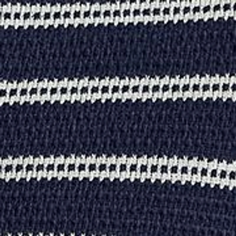 Men's Striped Pointelle-Ribbed Camp Shirt