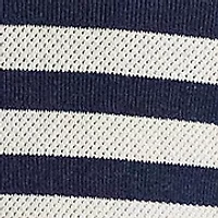 Striped Pointelle-Ribbed Polo Shirt