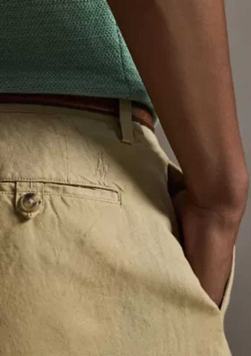 Men's Bedford Classic Fit Linen-Cotton Pants