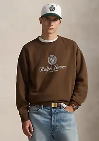 Relaxed Fit Fleece Graphic Sweatshirt