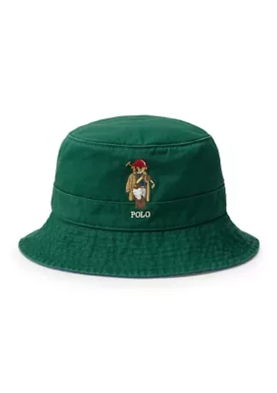 Polo Bear Twill Bucket Hat