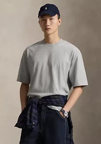 Relaxed Fit Sueded Jersey T-Shirt