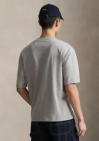 Relaxed Fit Sueded Jersey T-Shirt