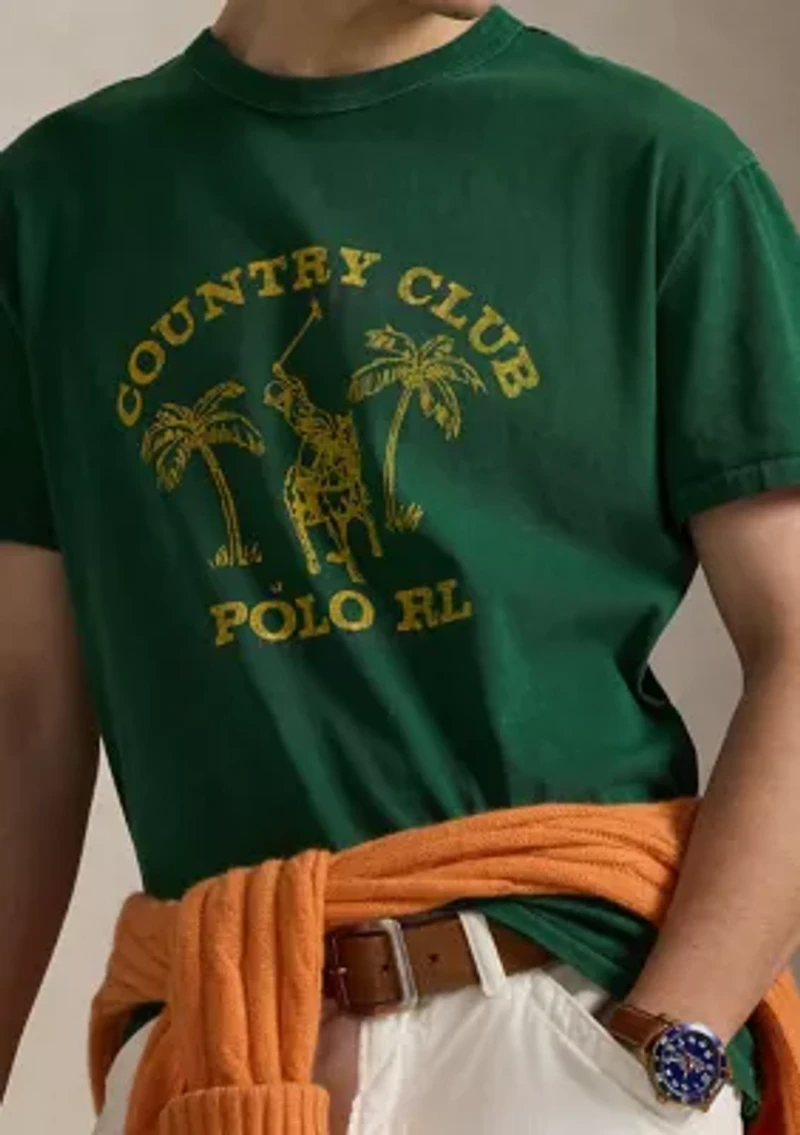 Classic Fit Jersey Graphic T-Shirt