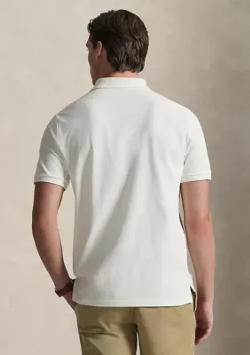 Men's Classic Fit Mesh Graphic Polo Shirt