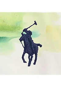 Men's Classic Fit Mesh Graphic Polo Shirt