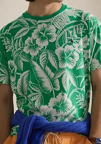 Classic Fit Tropical Jersey T-Shirt