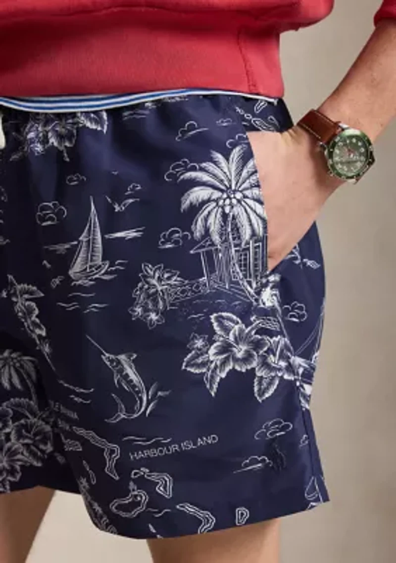5.75" Traveler Polo Bear Swim Trunks