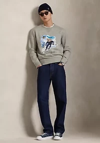 Men's Polo Bear Fleece Sweatshirt