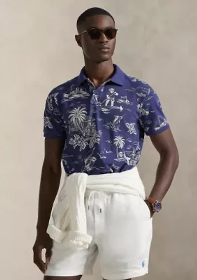 Classic Fit Polo Bear Mesh Shirt