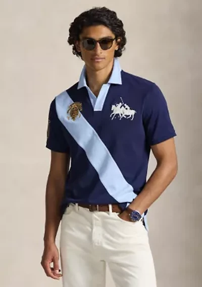 Classic Fit Crest Jersey Polo Shirt