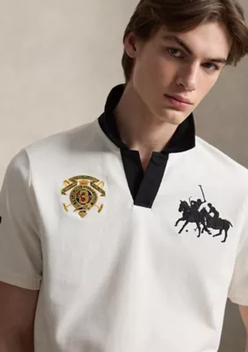 Men's Classic Fit Crest Jersey Polo Shirt