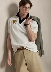 Men's Classic Fit Crest Jersey Polo Shirt