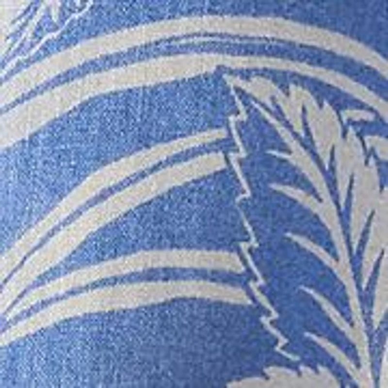Tropical-Print Linen Shirt