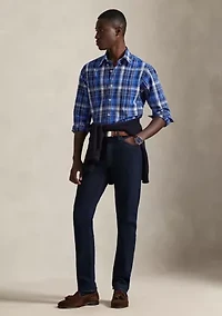 Men's Classic Fit Plaid Performance Shirt