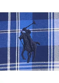 Men's Classic Fit Plaid Performance Shirt