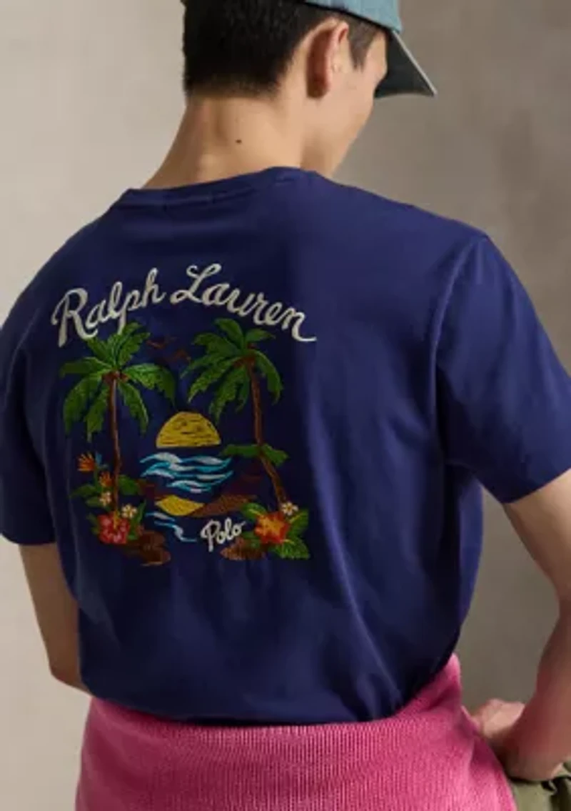 Scenic Back Embroidered T-Shirt
