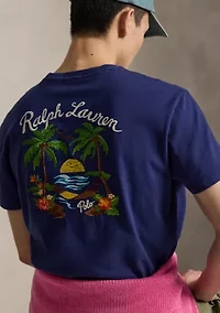 Scenic Back Embroidered T-Shirt