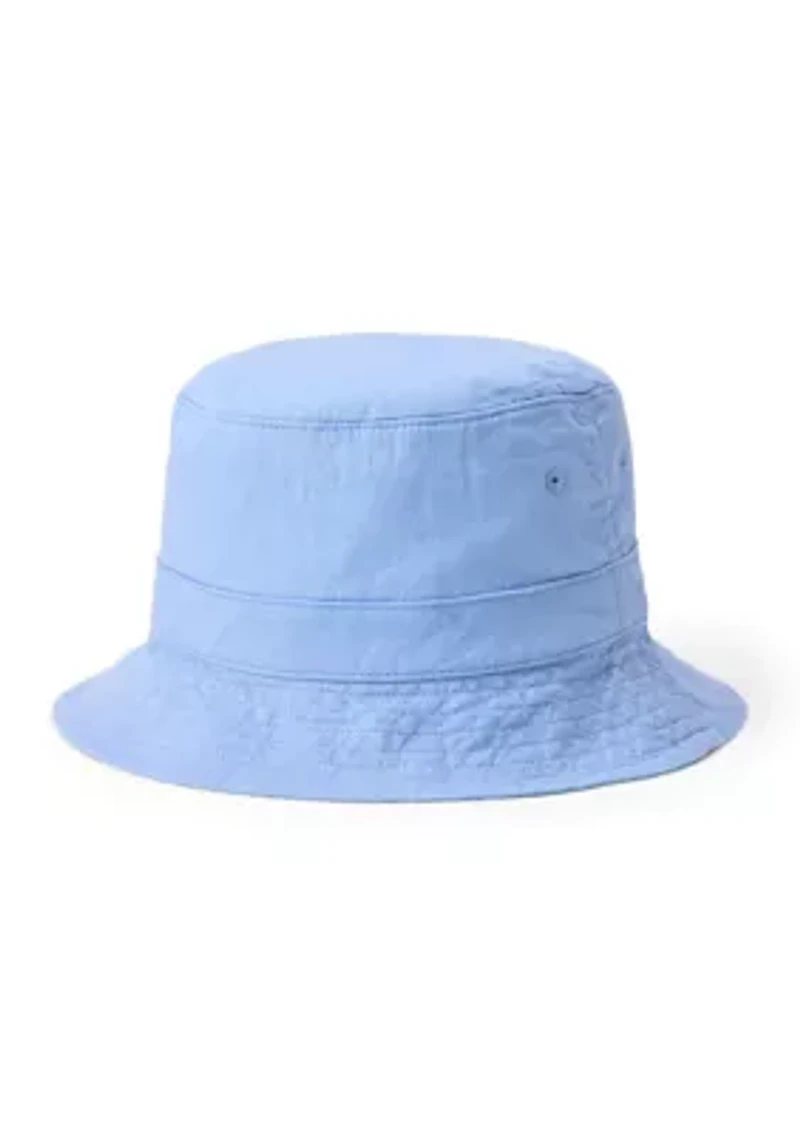 Polo Bear Linen Bucket Hat