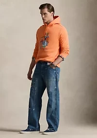 Men's Polo Bear Fleece Hoodie