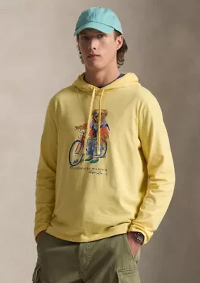 Men's Polo Bear Hooded T-Shirt