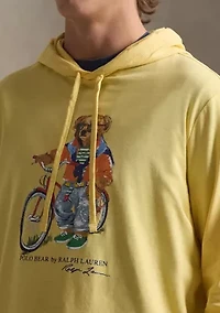 Men's Polo Bear Hooded T-Shirt
