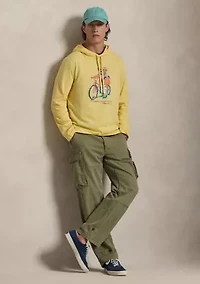 Men's Polo Bear Hooded T-Shirt