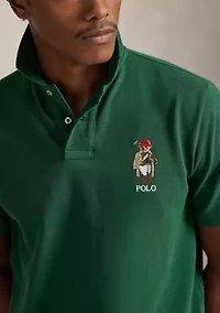Men's Classic Fit Polo Bear Mesh Shirt